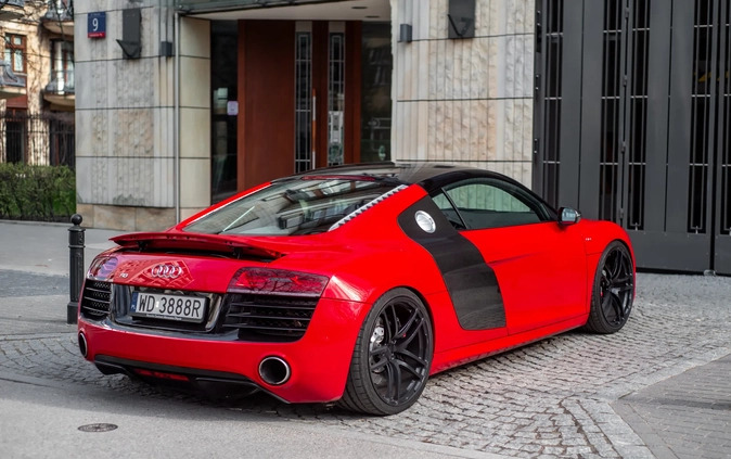 Audi R8 cena 409000 przebieg: 20880, rok produkcji 2014 z Warszawa małe 781